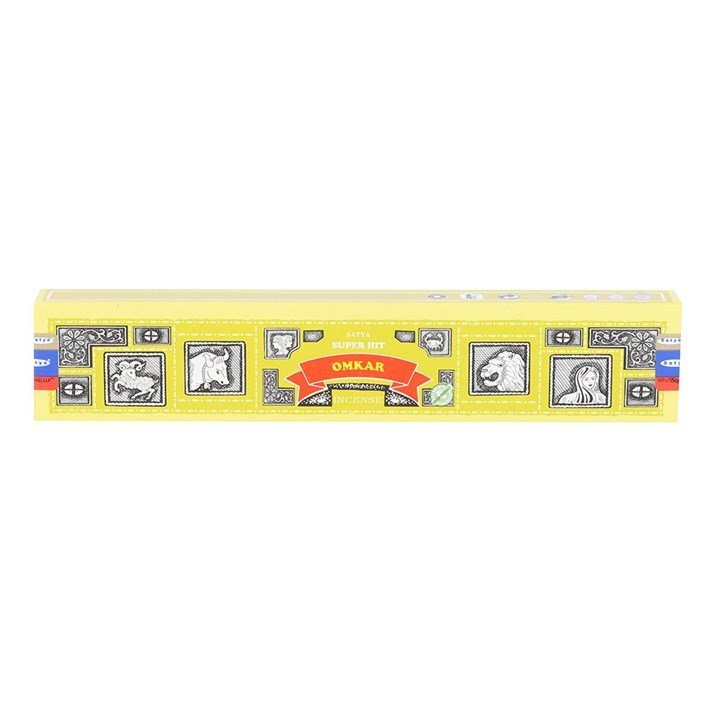 12 Packs of Superhit Omkar Incense Sticks by Satya - Scents & Gifts UK