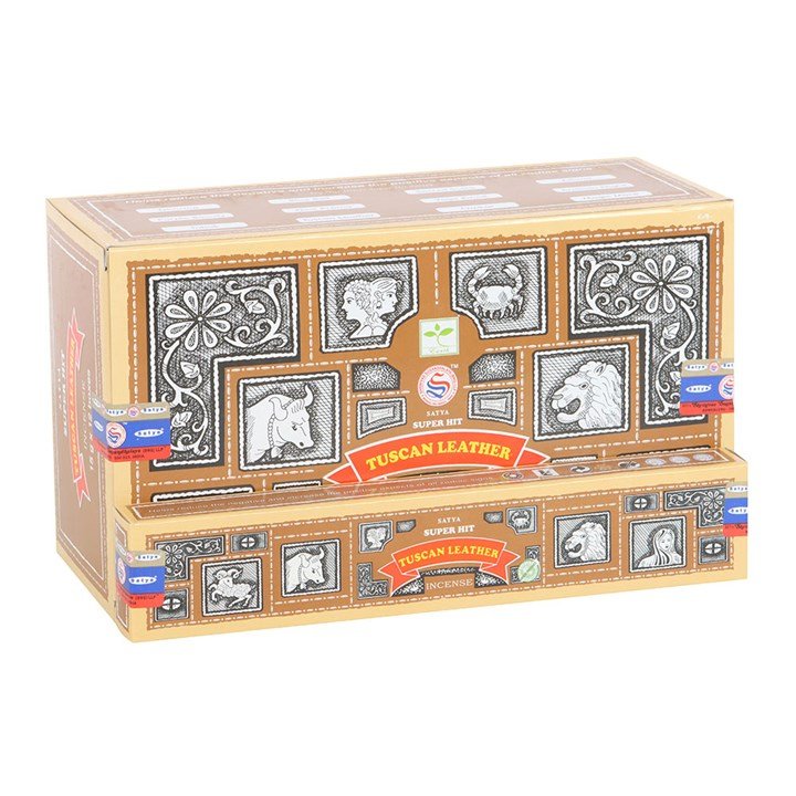 12 Packs of Superhit Tuscan Incense Sticks by Satya - Scents & Gifts UK