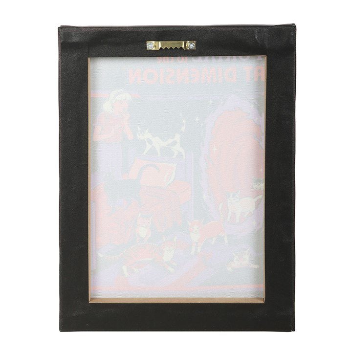 19x25cm The Cat Dimension Canvas Plaque by Steven Rhodes - Scents & Gifts UK