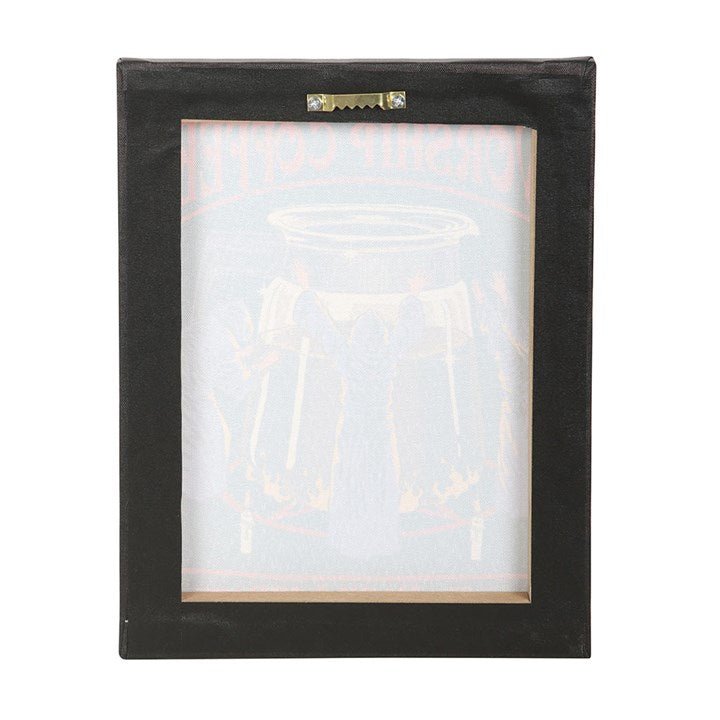 19x25cm Worship Coffee Canvas Plaque by Steven Rhodes - Scents & Gifts UK