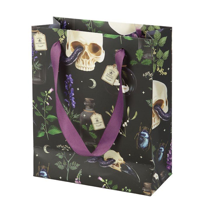 23cm Venom & Vines Print Gift Bag - Scents & Gifts UK