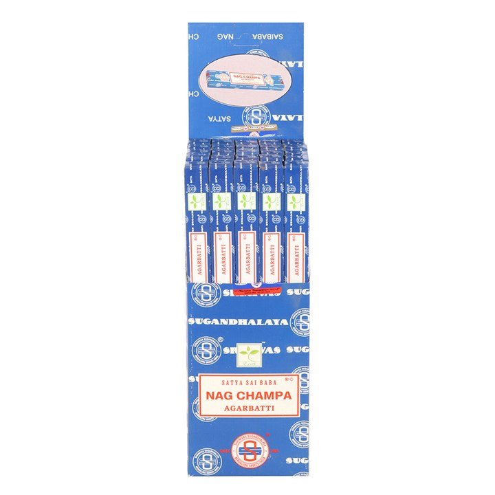 25 Packs of 10g Nag Champa Natural Incense by Satya - Scents & Gifts UK