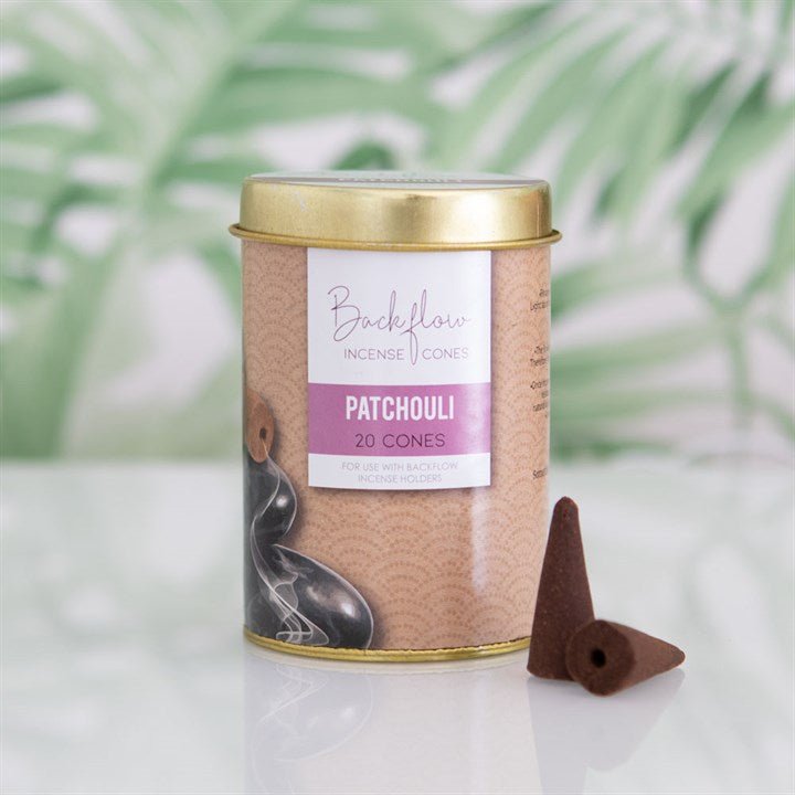 6 Tins of Elements Patchouli Jumbo Backflow Cones - Scents & Gifts UK