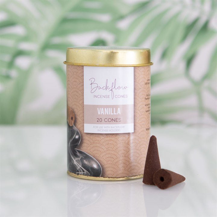 6 Tins of Elements Vanilla Jumbo Backflow Cones - Scents & Gifts UK