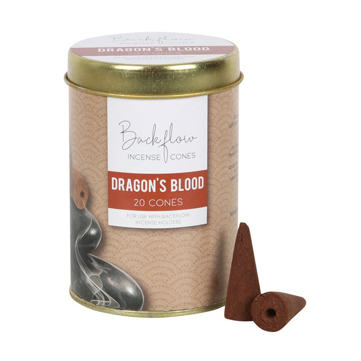 6 Tins of Elements Dragon's Blood Jumbo Backflow Cones