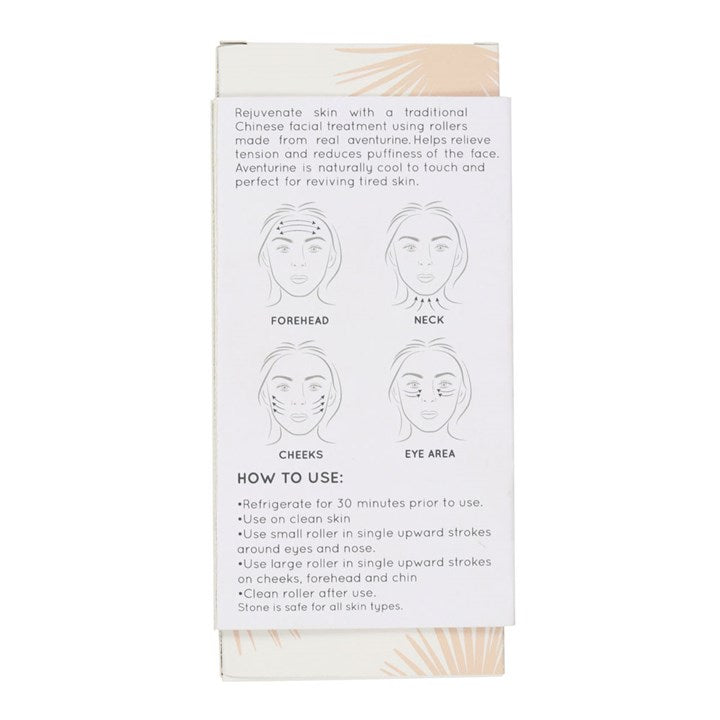 Aventurine Dual Ended Face Roller