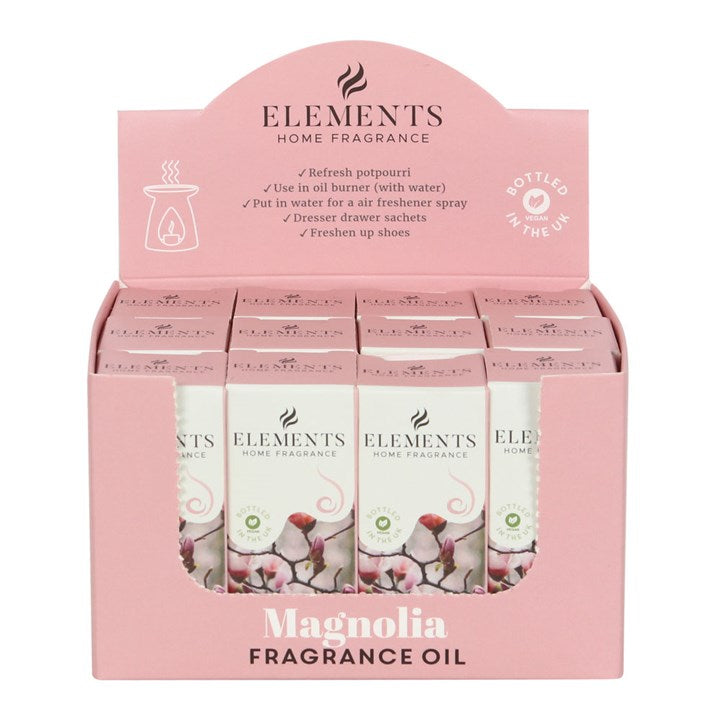 Set of 12 Elements Magnolia Fragrance Oils