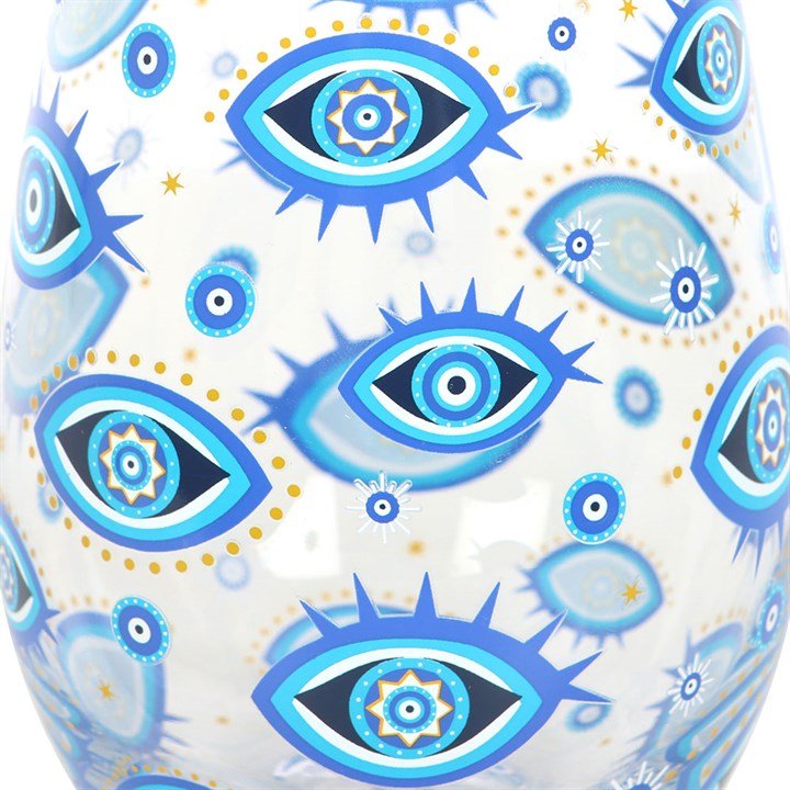All Seeing Eye Print Stemless Glass - Scents & Gifts UK