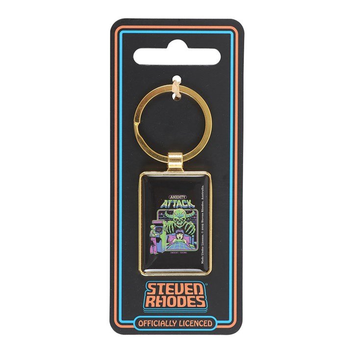 Anxiety Attack Keyring by Steven Rhodes - Scents & Gifts UK