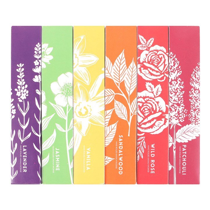 Aromatic Botanical Masala Incense Stick Variety Set - Scents & Gifts UK