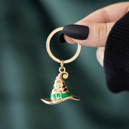 Bad Witch Alloy Witch Hat Keyring - Scents & Gifts UK