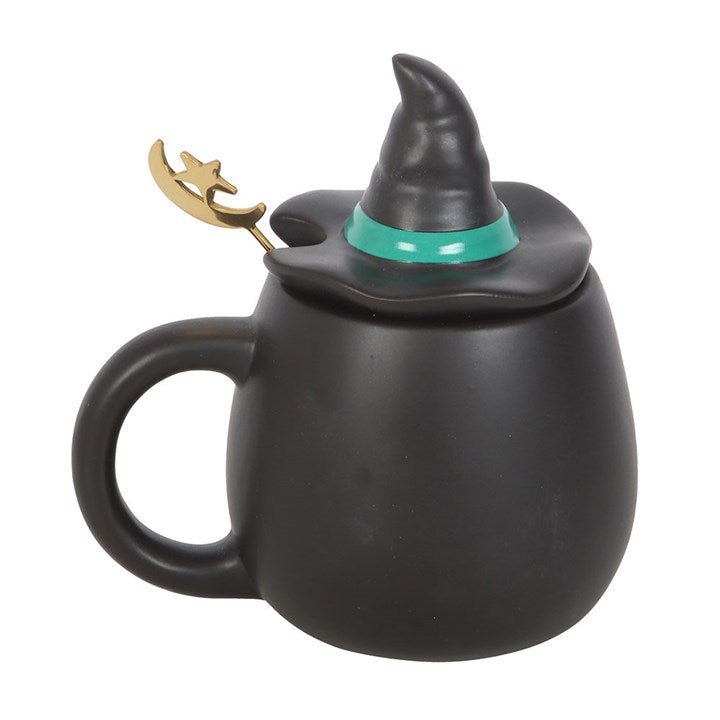 Bad Witch Lidded Mug with Spoon - Scents & Gifts UK