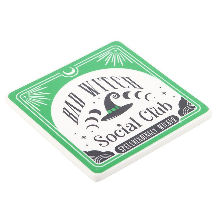 Bad Witch Social Club Mug and Coaster Set - Scents & Gifts UK