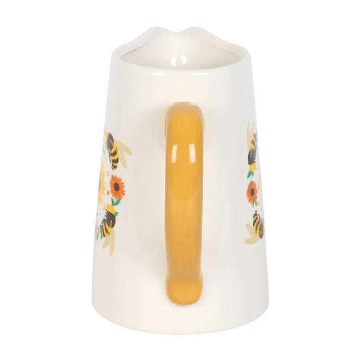 Bee and Sunflower Ceramic Flower Jug - Scents & Gifts UK