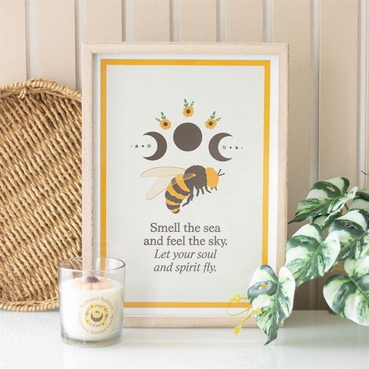 Bee Radiant Bee Framed Wall Art Print - Scents & Gifts UK