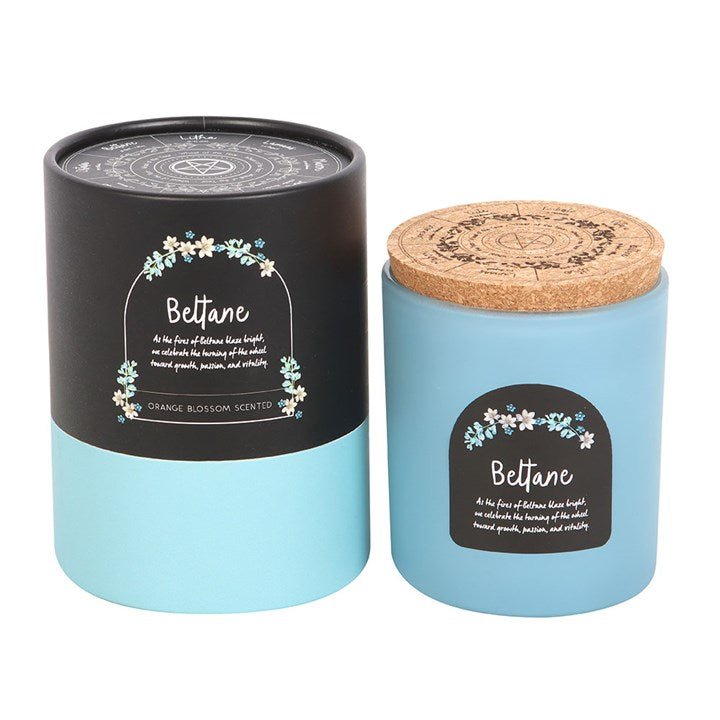 Beltane Orange Blossom Wheel of the Year Candle - Scents & Gifts UK
