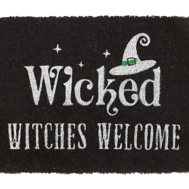 Black Wicked Witches Welcome Doormat - Scents & Gifts UK