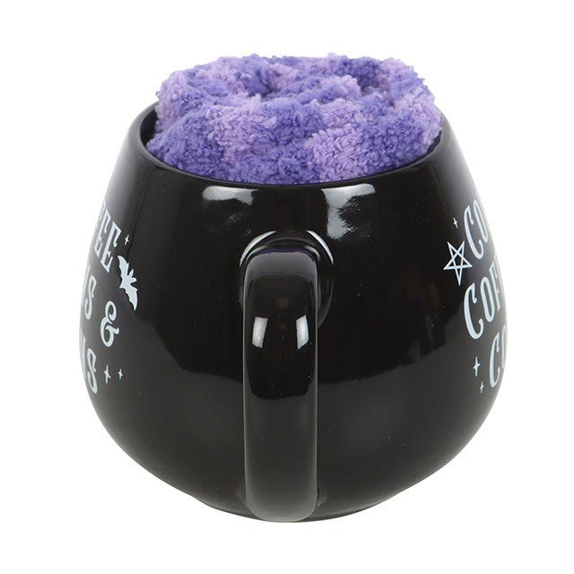 Coffee, Coffins & Covens Mug and Socks Set - Scents & Gifts UK