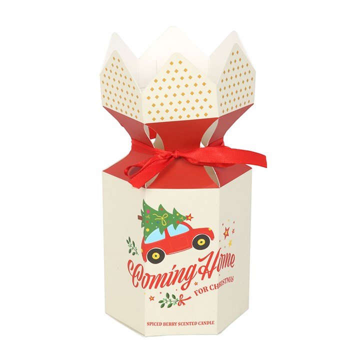 Coming Home for Christmas Spiced Berry Candle - Scents & Gifts UK