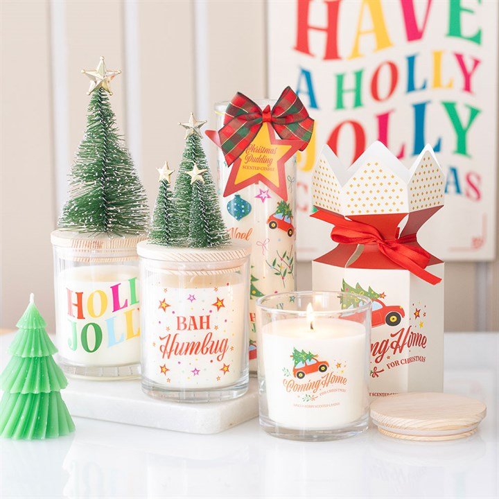 Coming Home for Christmas Spiced Berry Candle - Scents & Gifts UK