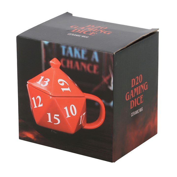 D20 Gaming Dice Shaped Mug - Scents & Gifts UK