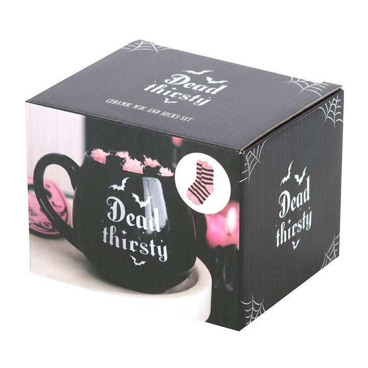 Dead Thirsty Mug and Socks Set - Scents & Gifts UK