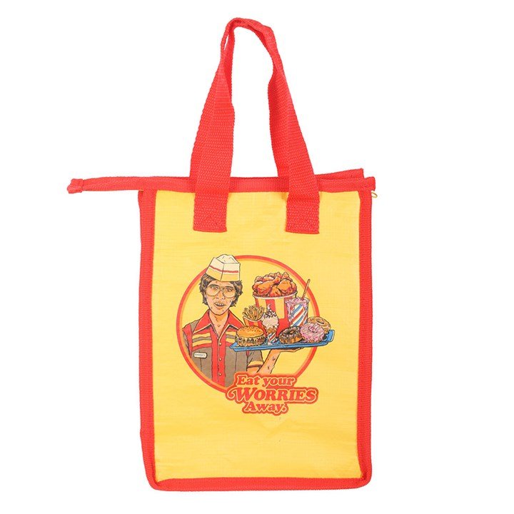 Eat Your Worries Lunch Bag by Steven Rhodes - Scents & Gifts UK