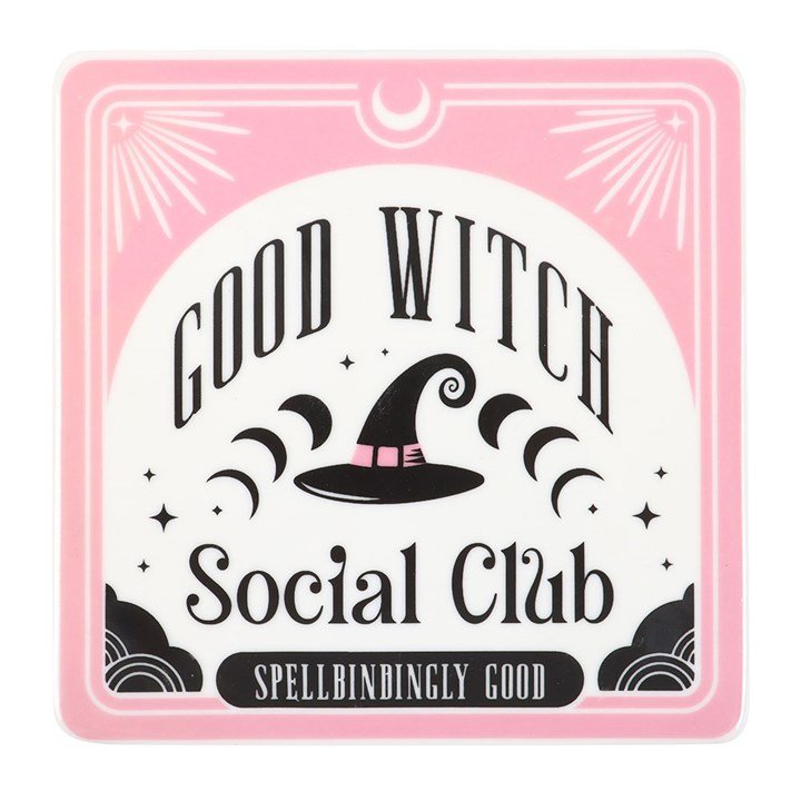 Good Witch Social Club Mug and Coaster Set - Scents & Gifts UK