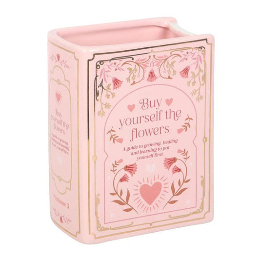 Pink Book Shaped Vase - Scents & Gifts UK