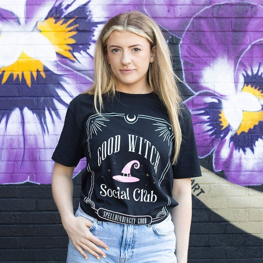 Pink Good Witch Social Club Unisex T-shirt Size XXL - Scents & Gifts UK