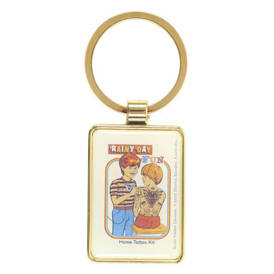 Rainy Day Fun Keyring by Steven Rhodes - Scents & Gifts UK