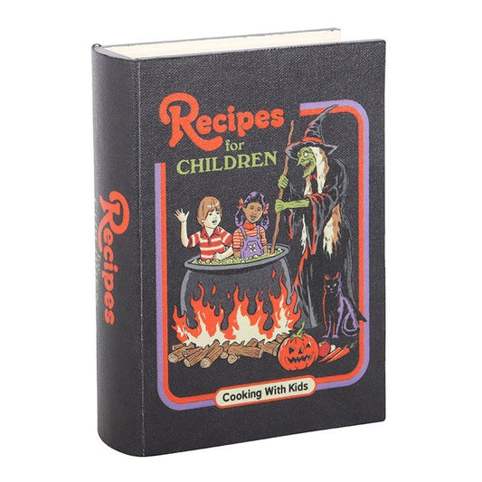 Recipes for Children Book Shaped Storage Box by Steven Rhodes - Scents & Gifts UK
