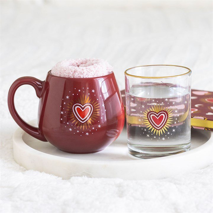 Sacred Heart Mug and Socks Set - Scents & Gifts UK