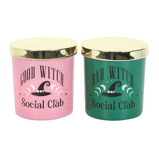 Set of 2 Good Witch and Bad Witch Scented Candles - Scents & Gifts UK
