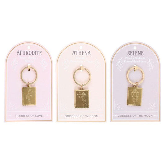Set of 6 Goddess Energy Keyrings - Scents & Gifts UK