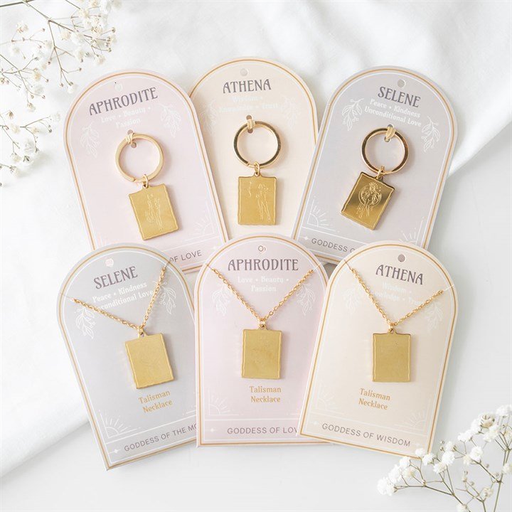 Set of 6 Goddess Energy Keyrings - Scents & Gifts UK