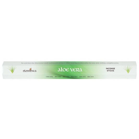 Set of 6 Packets of Elements Aloe Vera Incense Sticks - Scents & Gifts UK