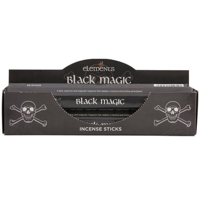 Set of 6 Packets of Elements Black Magic Incense Sticks - Scents & Gifts UK