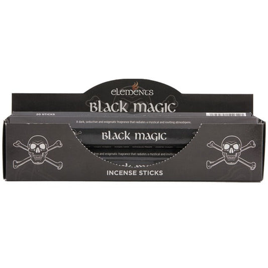 Set of 6 Packets of Elements Black Magic Incense Sticks - Scents & Gifts UK