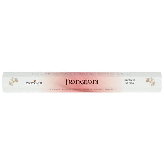 Set of 6 Packets of Elements Frangipani Incense Sticks - Scents & Gifts UK