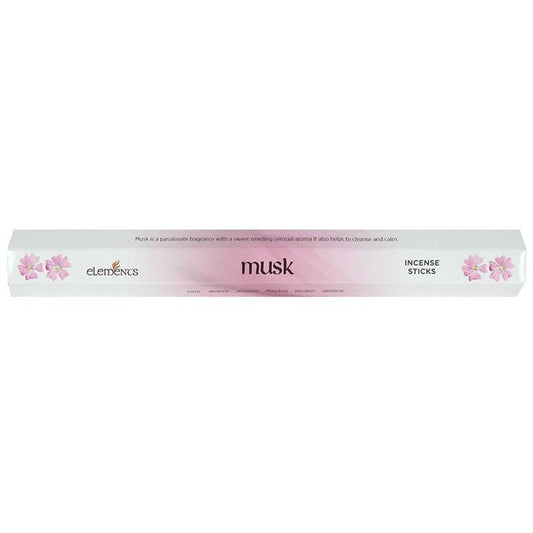 Set of 6 Packets of Elements Musk Incense Sticks - Scents & Gifts UK