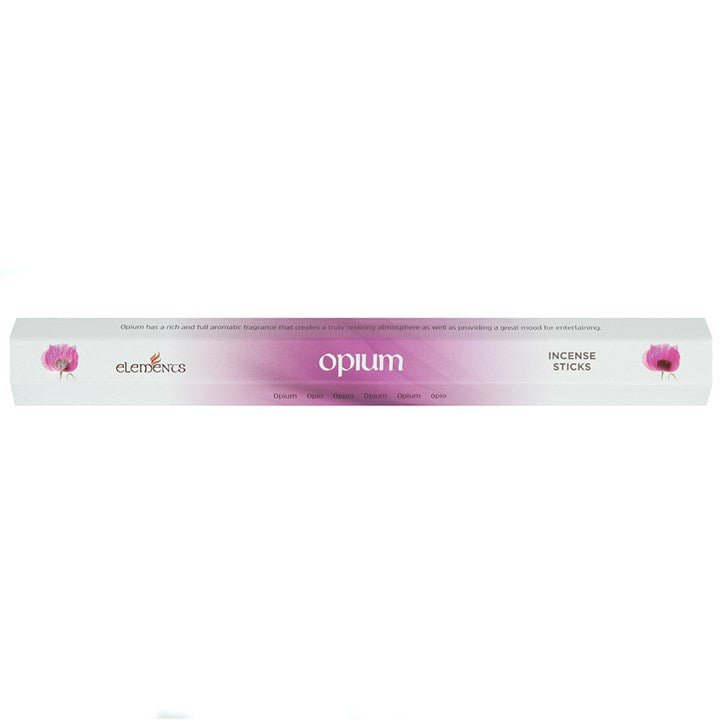 Set of 6 Packets of Elements Opium Incense Sticks - Scents & Gifts UK