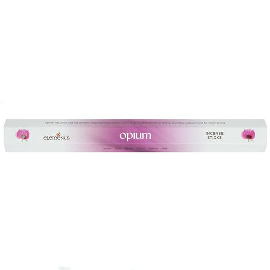Set of 6 Packets of Elements Opium Incense Sticks - Scents & Gifts UK