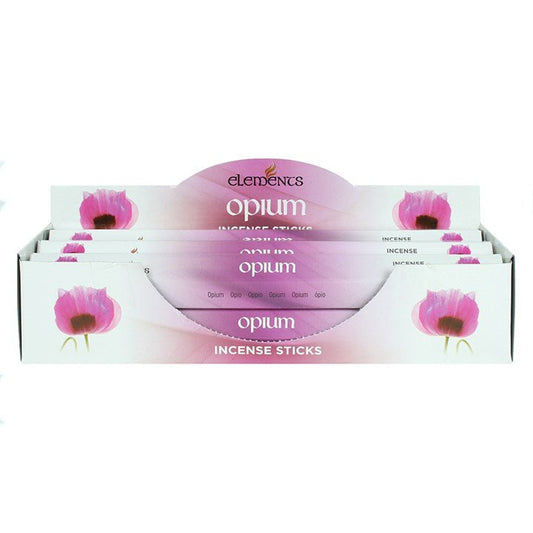 Set of 6 Packets of Elements Opium Incense Sticks - Scents & Gifts UK