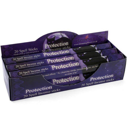Set of 6 Packets of Protection Spell Incense Sticks by Lisa Parker - Scents & Gifts UK