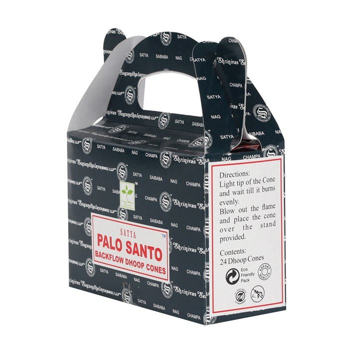 Set of 6 Packets of Satya Palo Santo Backflow Dhoop Cones - Scents & Gifts UK