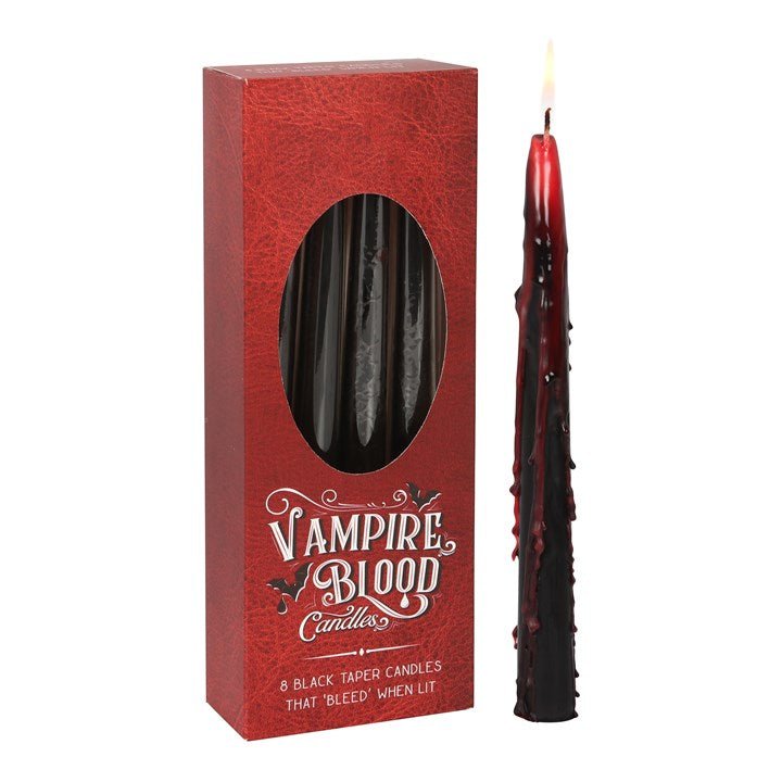 Set of 8 Vampire Blood Taper Candles - Scents & Gifts UK