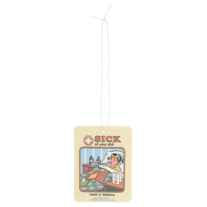 Sick of Your Shit Peach Air Freshener by Steven Rhodes - Scents & Gifts UK