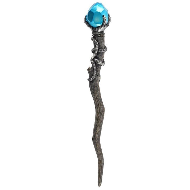 Silver Claw Wand with Blue Gem - Scents & Gifts UK