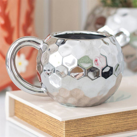 Silver Disco Ball Mug - Scents & Gifts UK
